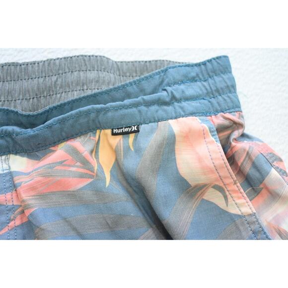 Hurley Board Shorts Floral Water Swim Trunks Surf Mens Size 32 - Picture 4 of 8